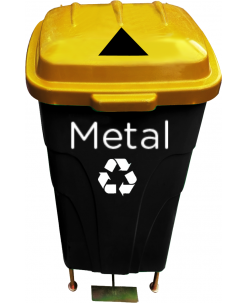 60lt Recycle Waste Bin (triangleslit)