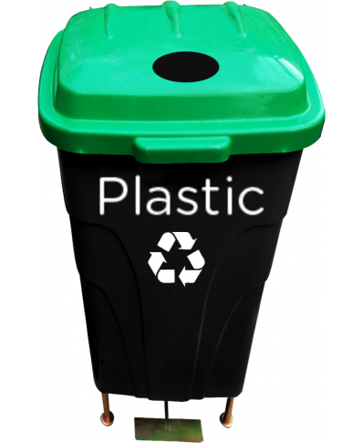 Recycle Waste Bin-round slit