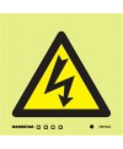 Electrical Safety Sign & Symbol-Photoluminscent 